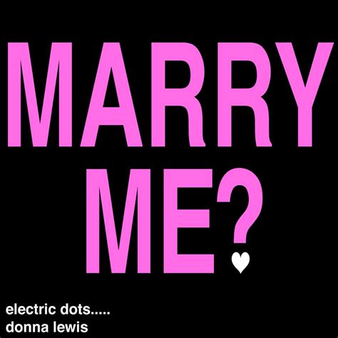 Marry Me Electric Dots David Lowe Music