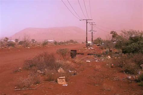 Dust Storm Walungurru Kintore Region Northern Territory