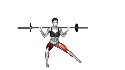 Barbell Lateral Lunge Female Video Guide And Tips For Effective Exercise