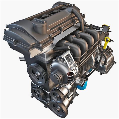 Car Engine 3d Model