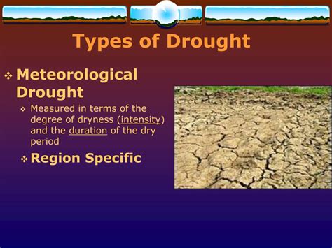 The Different Types Of Droughts