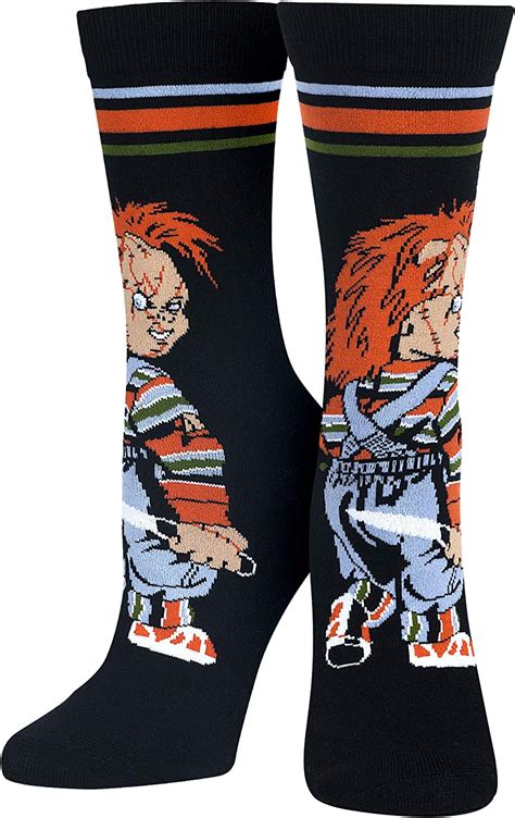 Odd Sox Chucky Good Guy Fun Cute Socks For Women 5 10