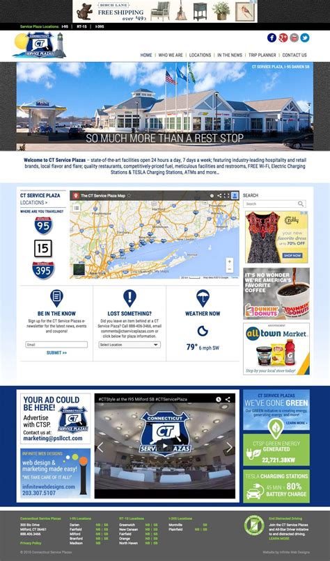 Infinite Web Designs Our Portfolio Ct Service Plazas