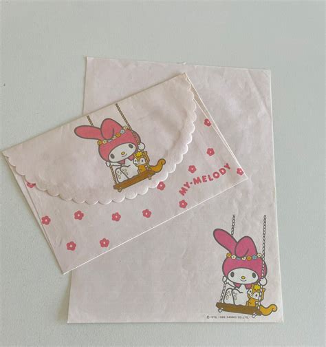 Lot Of 5 Sets Of Sanrio Papers Etsy