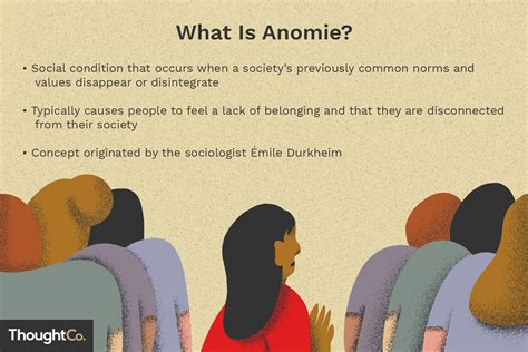 The Sociological Definition Of Anomie