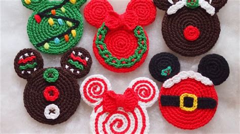 Crochet Christmas Wreath Ornament Pattern Youtube