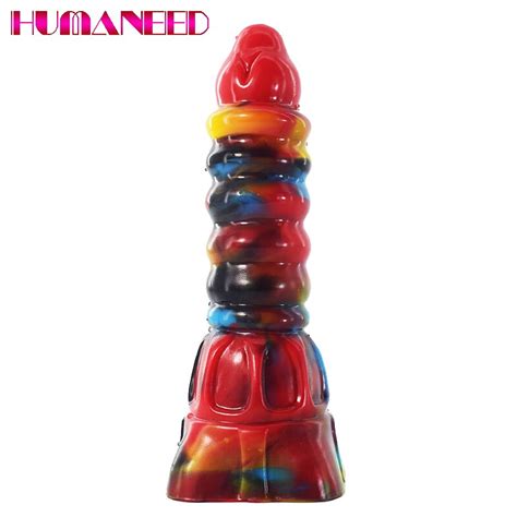 2056cm Colorful Dildo With Suction Cup For Women Long Anal Plug High