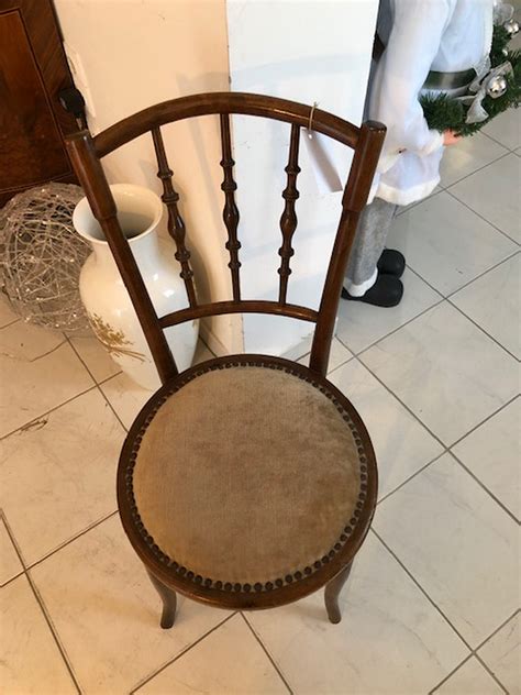 Der jugendstilstuhl wurde nur abgeschliffen und ist unbehandelt. originaler Sessel Stuhl Jugendstil Bugholzmöbel X2746 ...