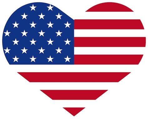 Usa Heart Flag Svg Jpeg Etsy