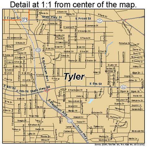 Maps Map Of Tyler Tx Tyler Texas Location Map Printab