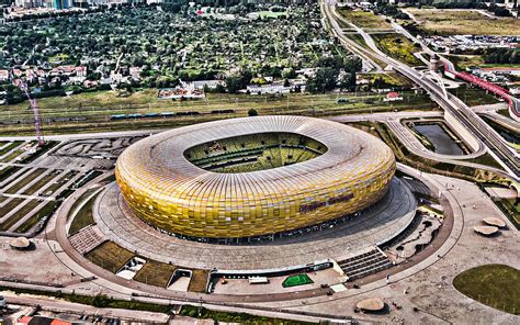 Pge Arena Aerial View Hdr Stadion Energa Gdansk Baltic Arena Polish