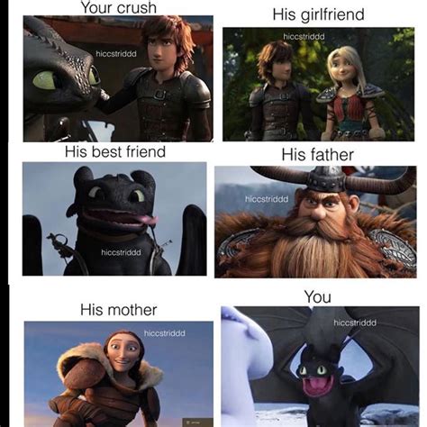 Pin By Mattie 🤪 On Memes Xd How Train Your Dragon How To Train Your