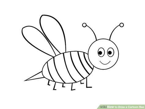 How To Draw A Cartoon Bee 12 Steps With Pictures Wikihow