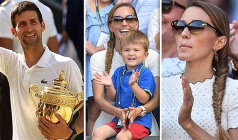 Djokovic Kids And Wife Novak Djokovic Shares Adorable Photo Of Baby