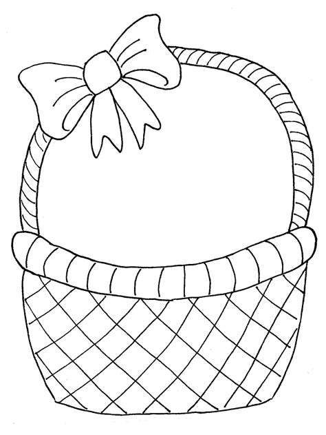 Easter Basket Drawing At Getdrawings Free Download