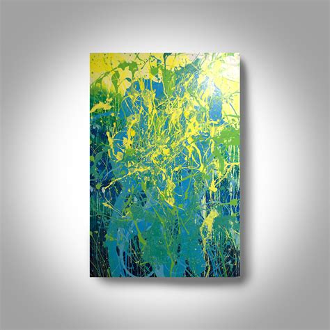 Acrylic Abstract Painting 36 X 24 Painting Canvas Painting Wall