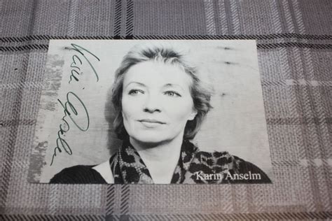 Originalautogramm Karin Anselm Auf Ak Kaufen Auf Ricardo