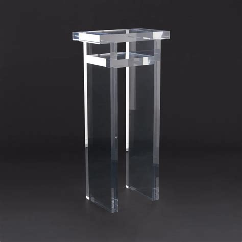 Wholesale Clear Acrylic Peninsula Pedestal Lucite Pedestal Buy