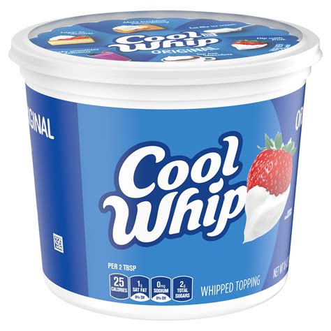 Cool Whip Original Whipped Topping Oz Tub Walmart Com Walmart Com