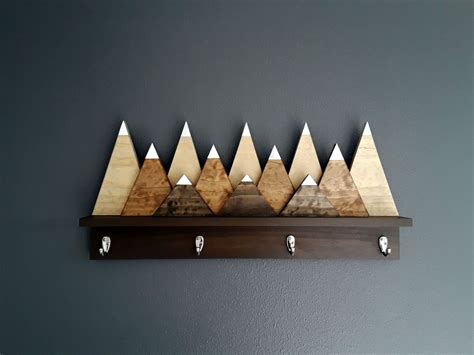 Wall coat racks & hooks. Buy Custom Rustic Coat Rack, Wood Coat Rack, Wall Coat ...