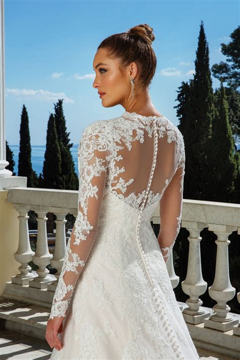 Maybe you would like to learn more about one of these? Style 88116: Illusion Bodice Allover Lace A-Line Gown ...