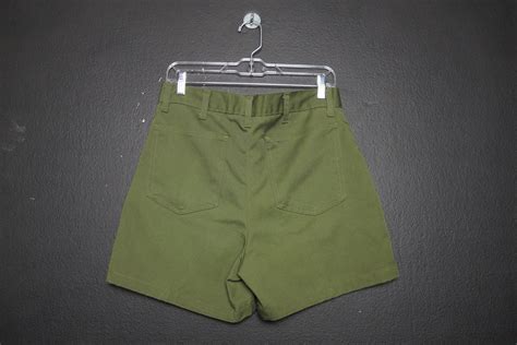 Vintage Boy Scouts Shorts In Army Green
