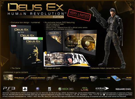 Deus Ex: Human Revolution Collectors Edition PS3 | Zavvi.com