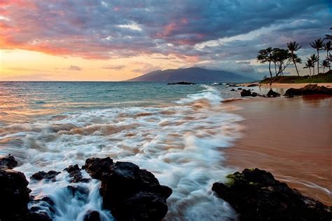 34 Maui Beach Sunset Wallpapers Wallpapersafari