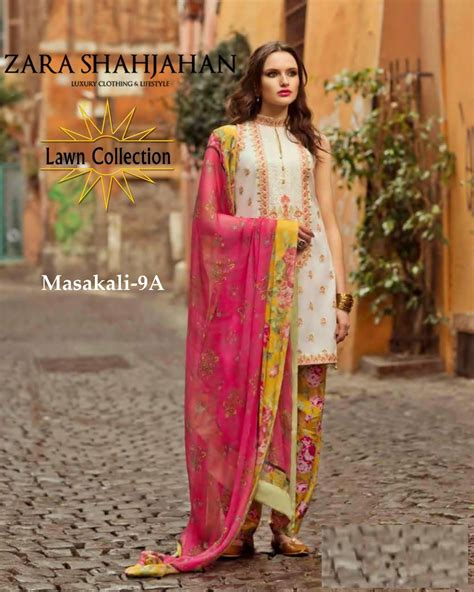 Zara Shahjahan Lawn Eid Collection 2018 Pakistani Dresses Marketplace