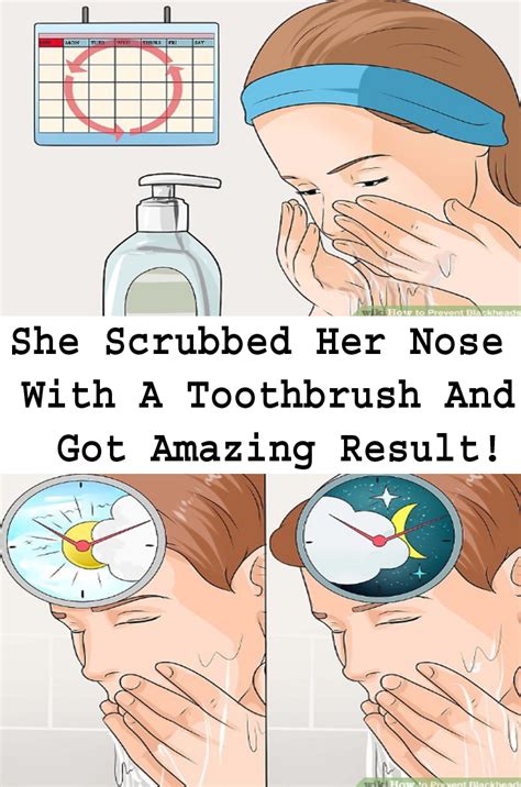 She Scrubbed Her Nose With A Toothbrush And Got Amazing Result