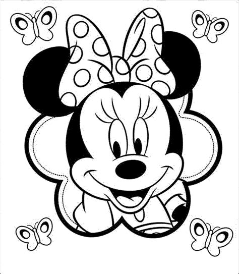 Baby Minnie Mouse Coloring Pages Coloring Home