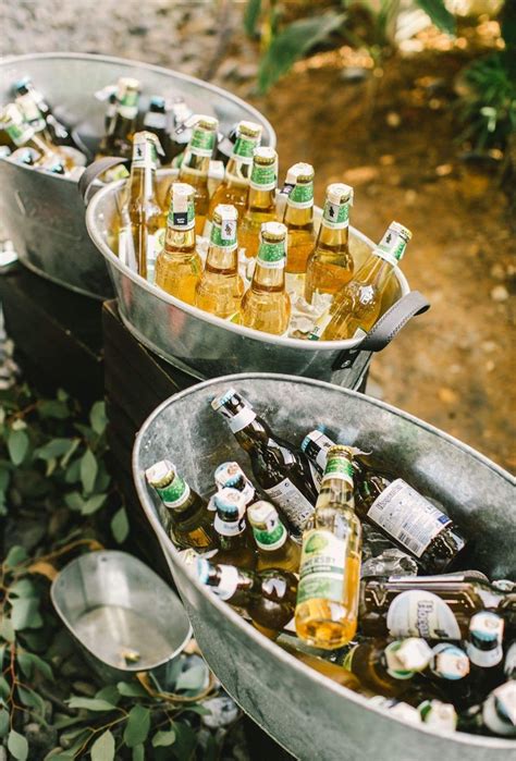 Wedding Beer Bucket Wedding Drink Wedding Bar Wedding Food Diy Beer