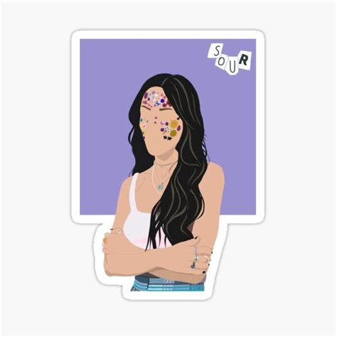Olivia Rodrigo Sour Sticker By Millycunliffe In 2021 Cute Stickers