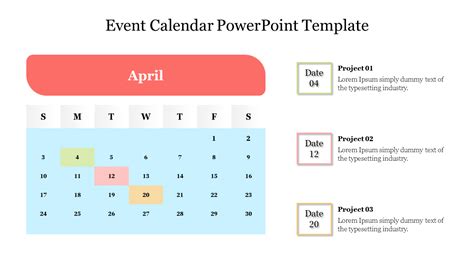 Schedule Day View Calendar Powerpoint Template Ph