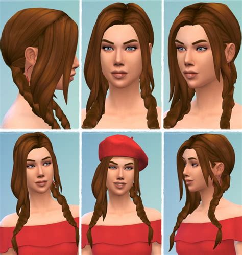 Birksches Sims Blog Alinas Vampire Braids Hair Sims 4 Hairs