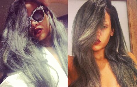 Rihanna Debuts Grey Hair Is She Bringing The Color Trend Back