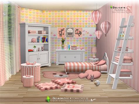Delicata Toddlers Room By Simcredible At Tsr Sims 4 Updates