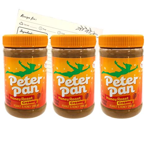 Peter Pan Honey Roast Creamy Peanut Butter 163 Ounce Pack Of 3