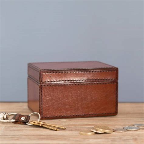 Personalised Leather Stud Box Classic By Ginger Rose