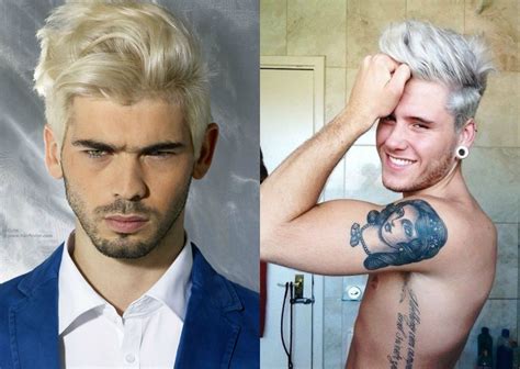 Beards Color Trends Of Blonde Hair Platinum Male 2017