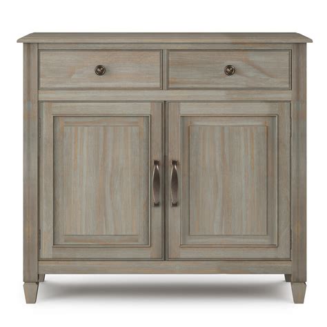 Connaught Solid Wood 40 In Wide Entryway Storage Cabinet