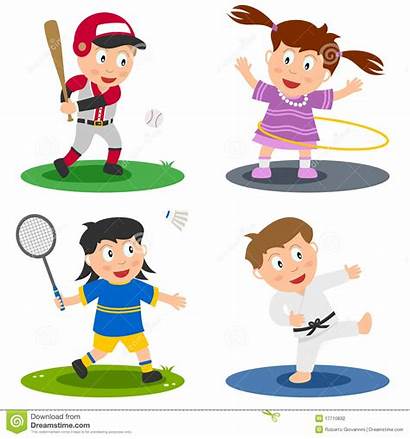 Sports Clipart Playing Zdrowie Ruch Youth Ansammlung