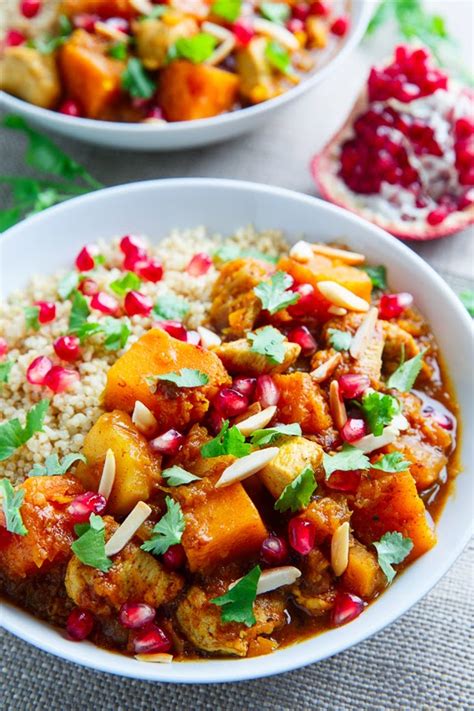 In a large bowl, season the chicken with salt and black pepper. Pumpkin and Chicken Tagine Recipe | LEBANESE RECIPES