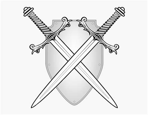 Two Swords Clip Art Crossed Swords Hd Png Download Transparent Png