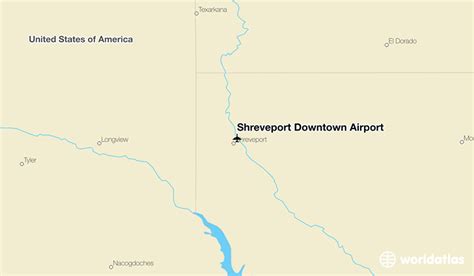 Shreveport Downtown Airport Dtn Worldatlas