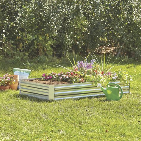 Galvanized Steel Raised Garden Planter Bed — 6ft X 3ft Model