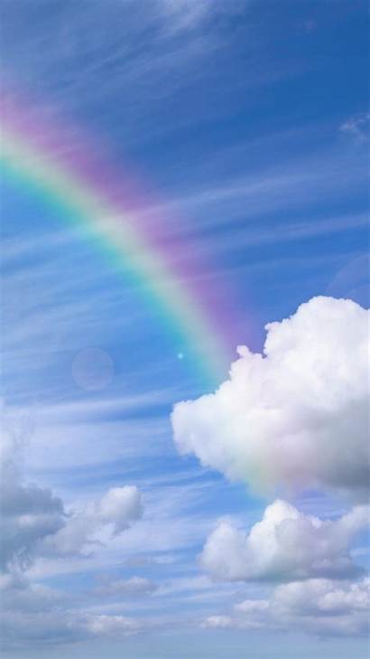 Rainbow Sky Cloud Dark Iphone Wallpapers Phone