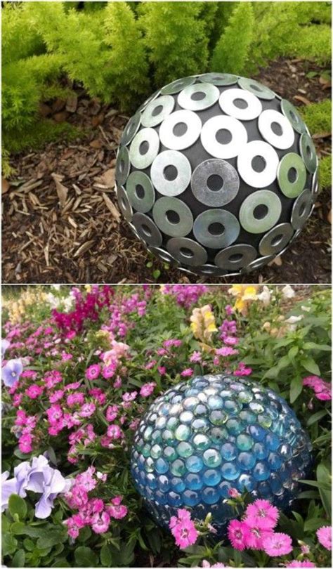 10 Gorgeous Diy Gazing Balls To Decorate Your Garden Garden Crafts