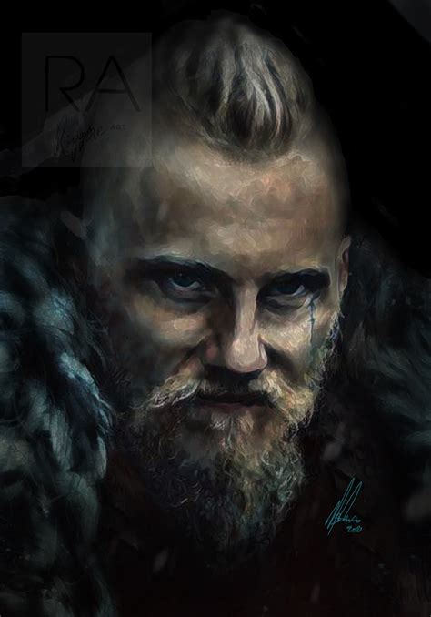Bjorn Ironside Ragnar Lothbrok Vikings Norway Hand Drawn