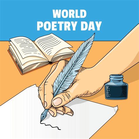 World Poetry Day Concept 8482672 Vector Art At Vecteezy